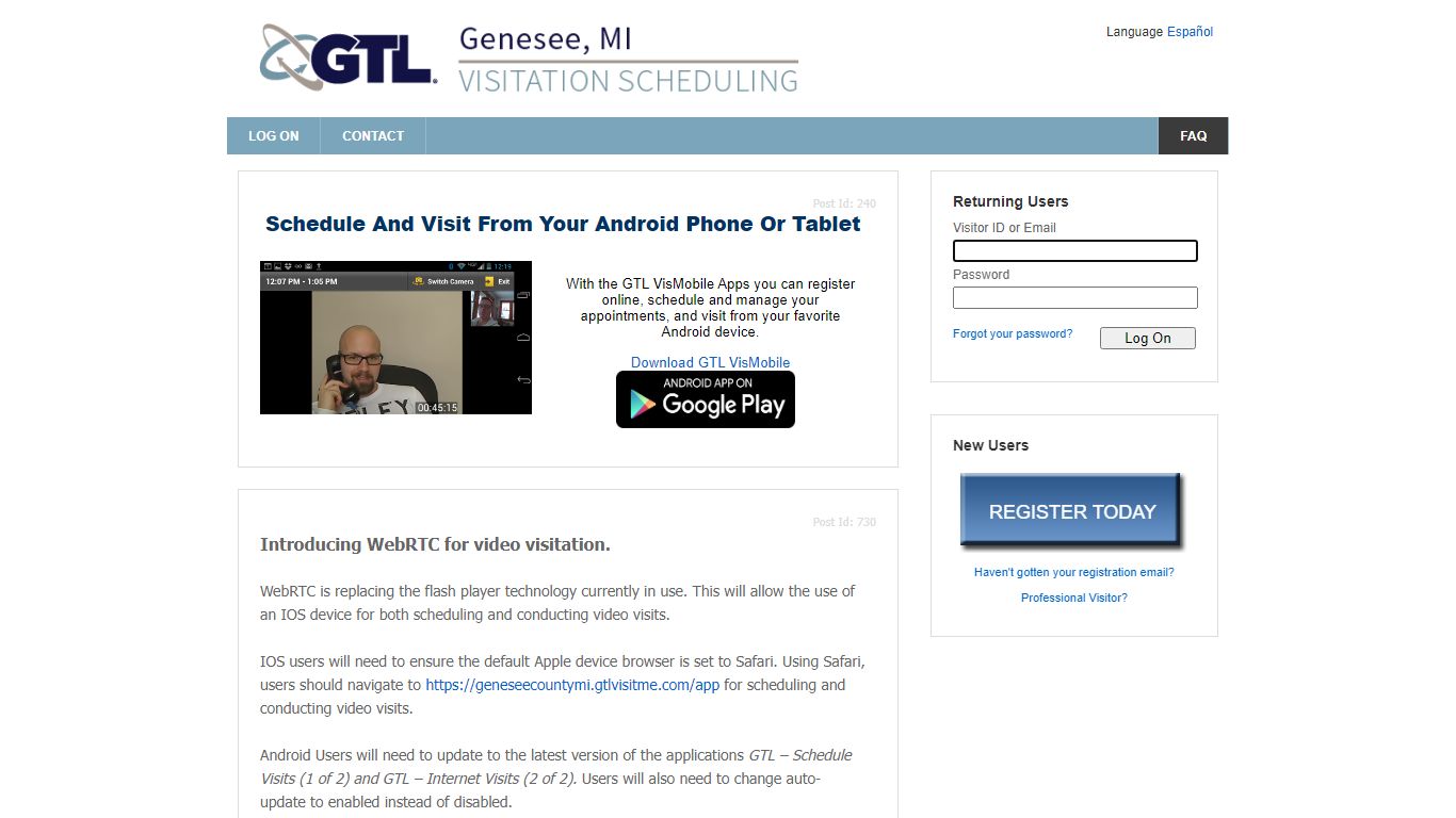 ViaPath Visitor Web 8.0 - GTLVisitMe